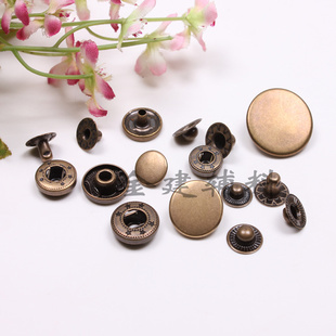 633#1.2CM銅質(zhì)金屬四合扣 服裝、鞋帽與箱包的實(shí)用配件